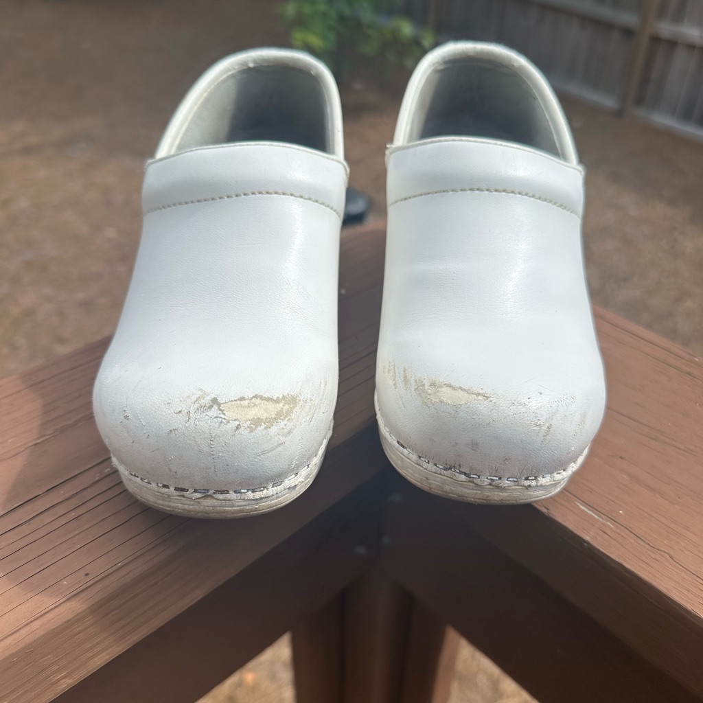 White Dansko Size 38